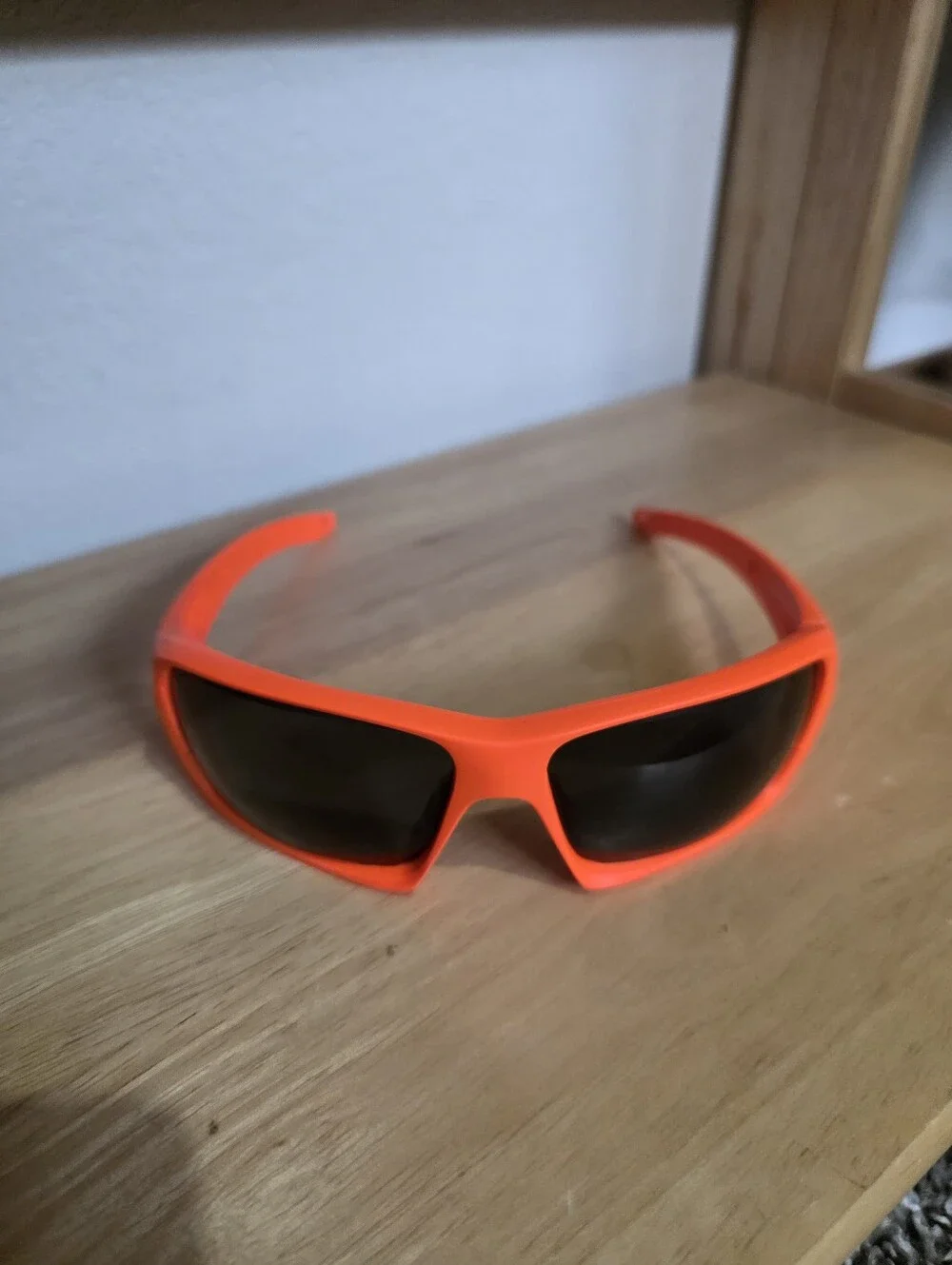 ESS Rollbar Ballistic Sunglasses Hi-Vis Orange Frame Safety Glasses With Case